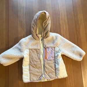 Zara kids Cozy Hooded Sherpa Jacket